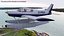 Single Engine Seaplane Piper PA-28 Cherokee 3D model