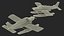 Single Engine Seaplane Piper PA-28 Cherokee 3D model