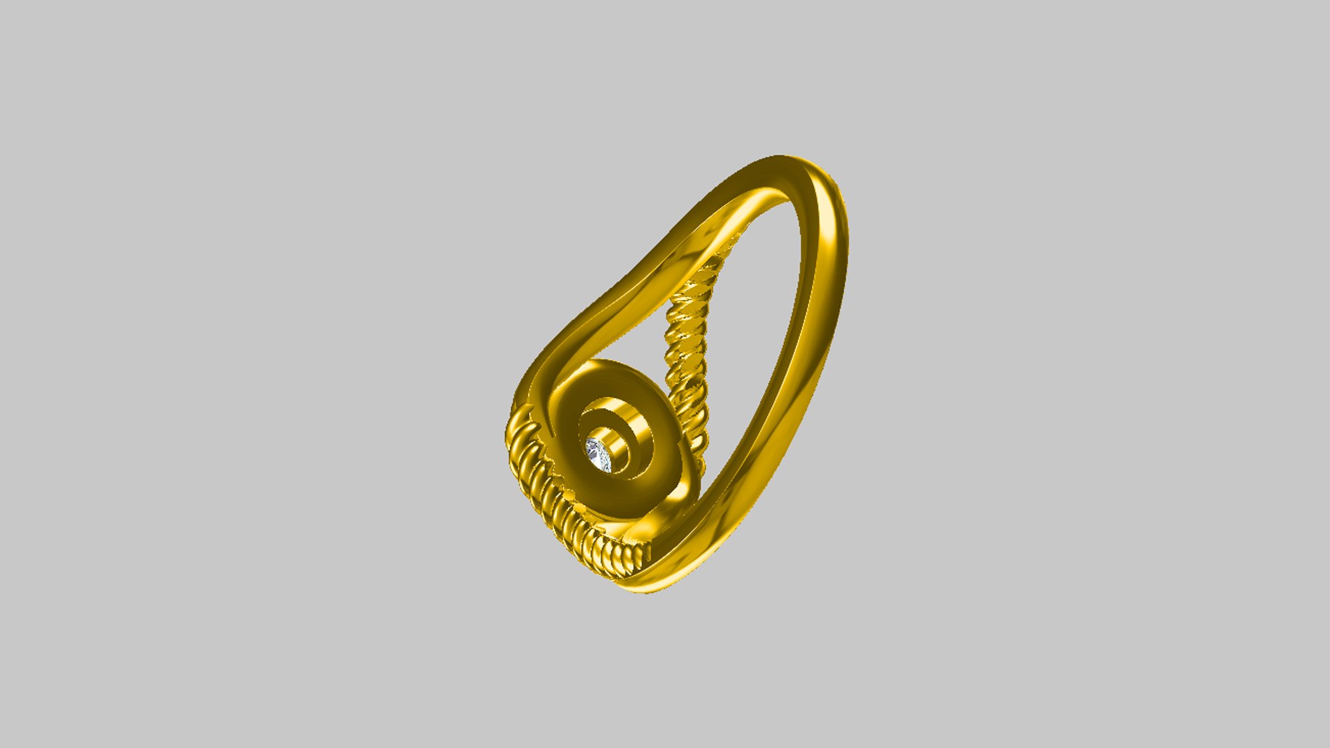 Partial Twisted Ring 3D Model - TurboSquid 2027617