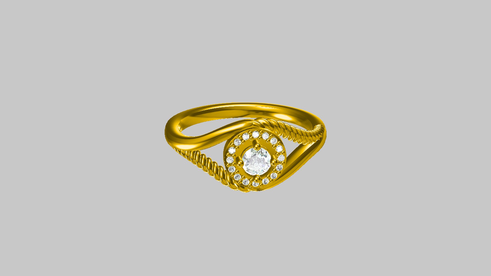 Partial Twisted Ring 3D Model - TurboSquid 2027617