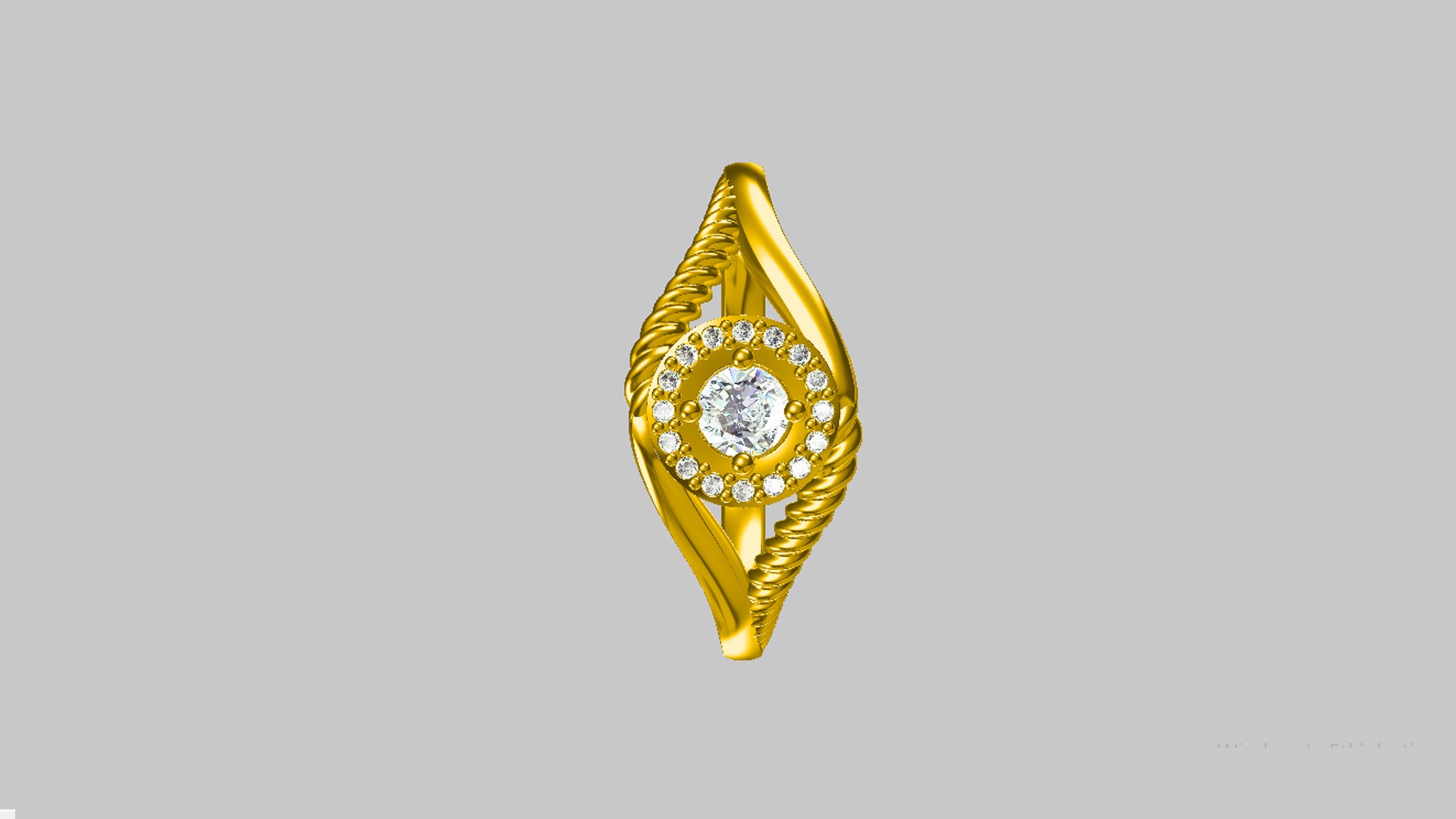 Partial Twisted Ring 3D Model - TurboSquid 2027617