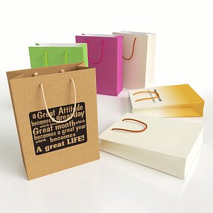 shopping bag gift bag paper bag various color