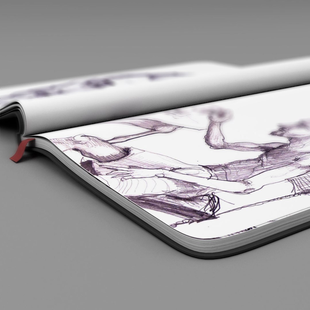 3ds max notebooks drawings