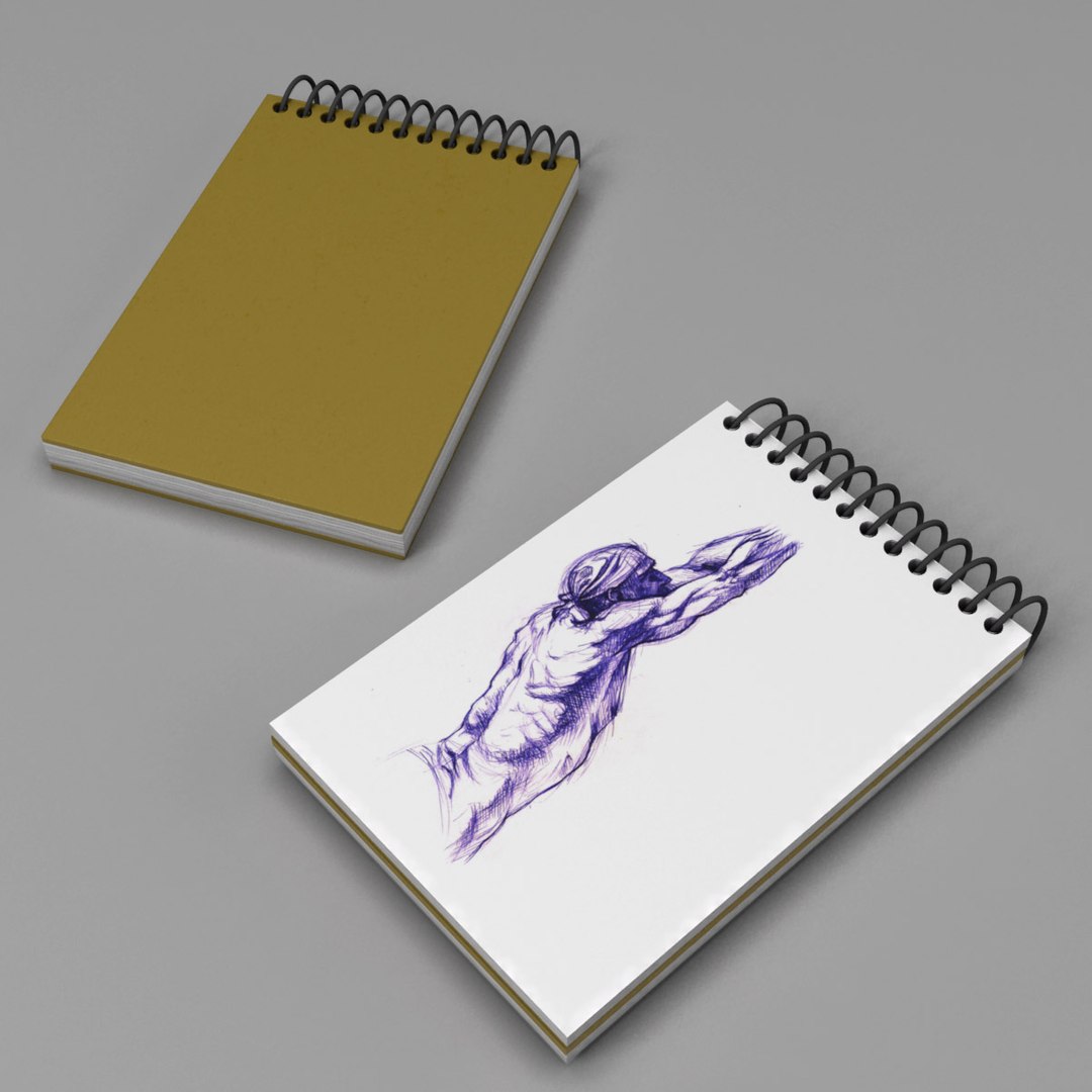 3ds max notebooks drawings