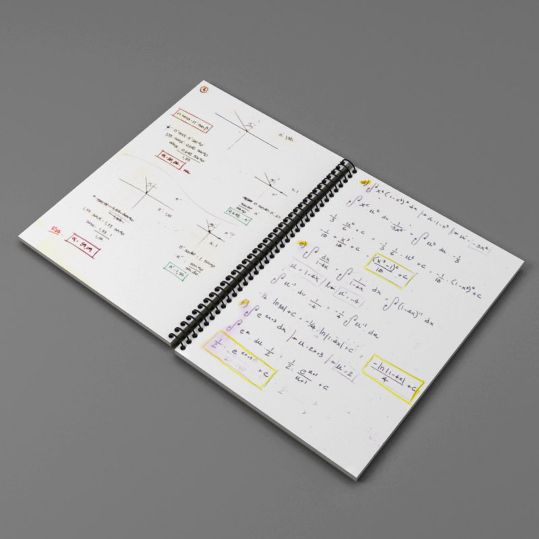 3ds max notebooks drawings