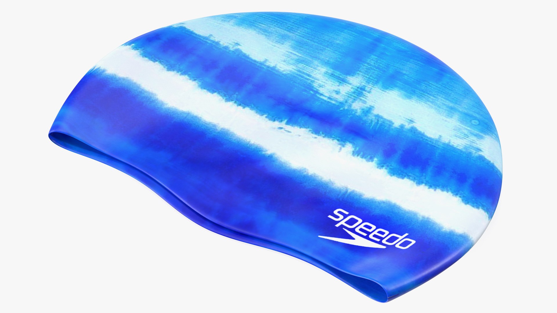Speedo Waterproof Bathing Cap Blue 3D model preview