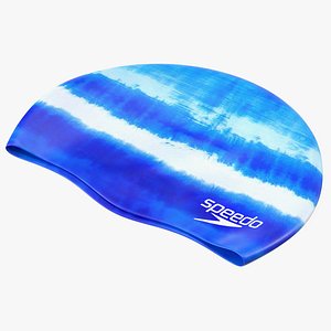 speedo waterproof bathing cap 3D