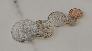 3D model Australian Coin Collection All AUD Coins