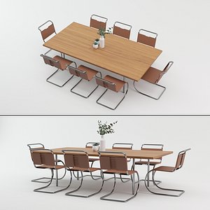 Dirk Lohan Dinner Table Set model