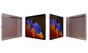 3D samsung galaxy tab s7 model