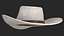 realistic cowboy hat pbr 3D