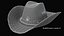 realistic cowboy hat pbr 3D