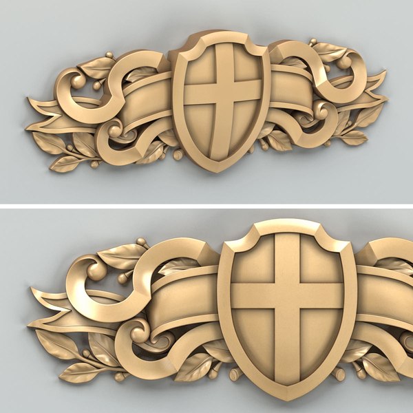 Coat of arms decorative 007 model