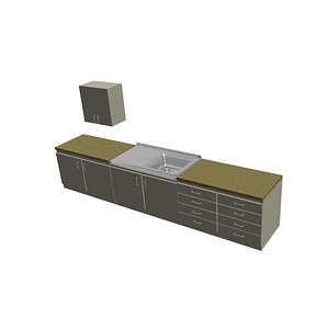 3D kitchen model