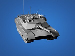 free abrams tank 3d model