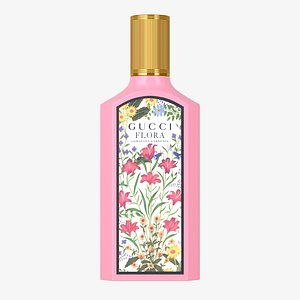 Gucci Flora Gorgeous Gardenia Perfume Bottle 3D