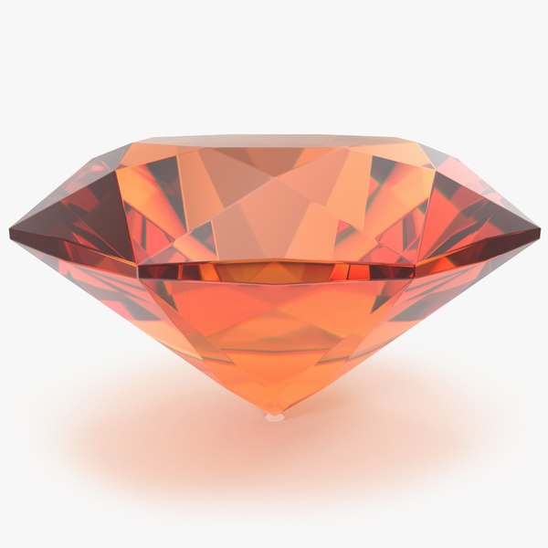 3D Single Cut Imperial Topaz model