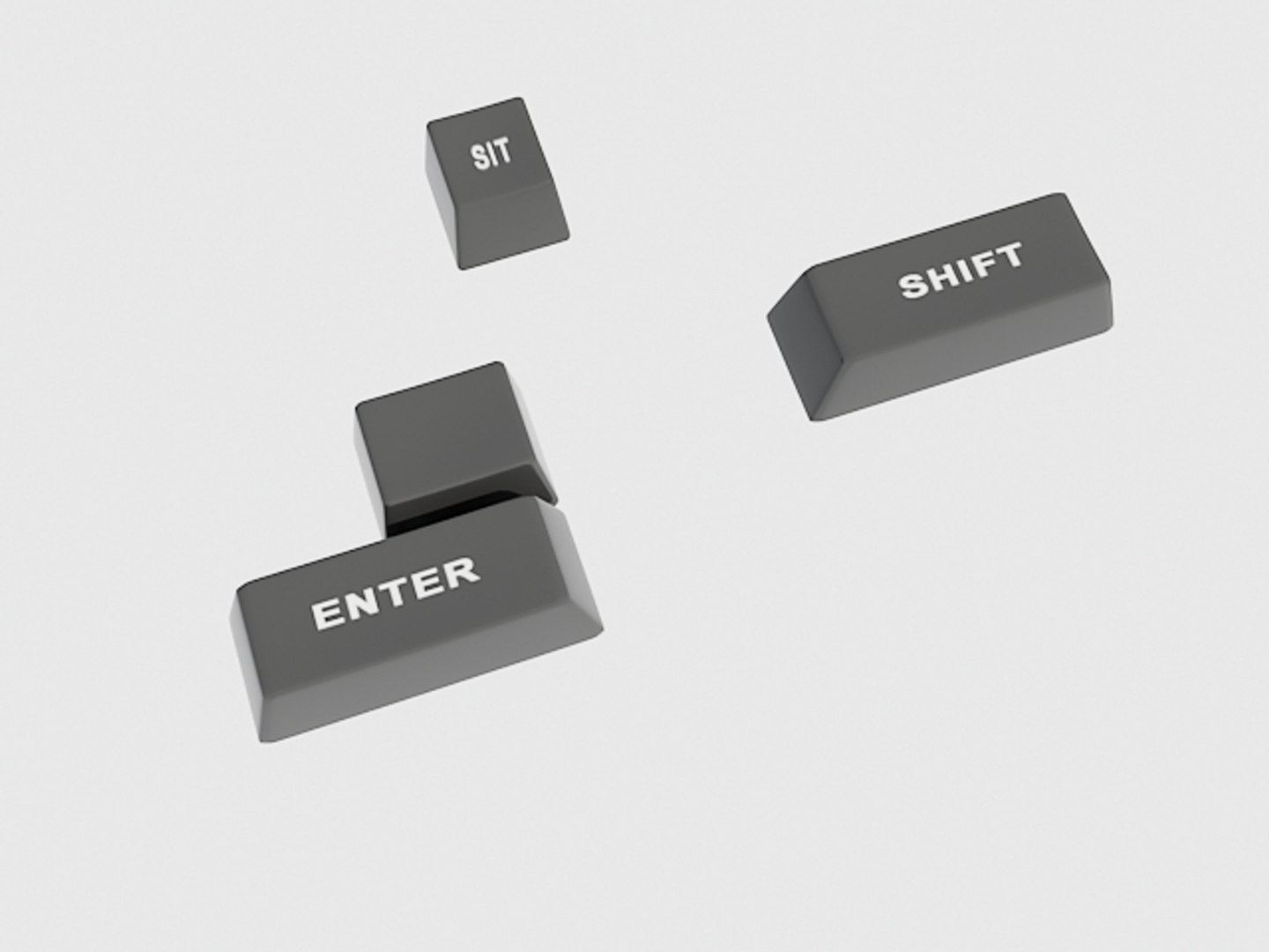 3d Model Command Sit Stool