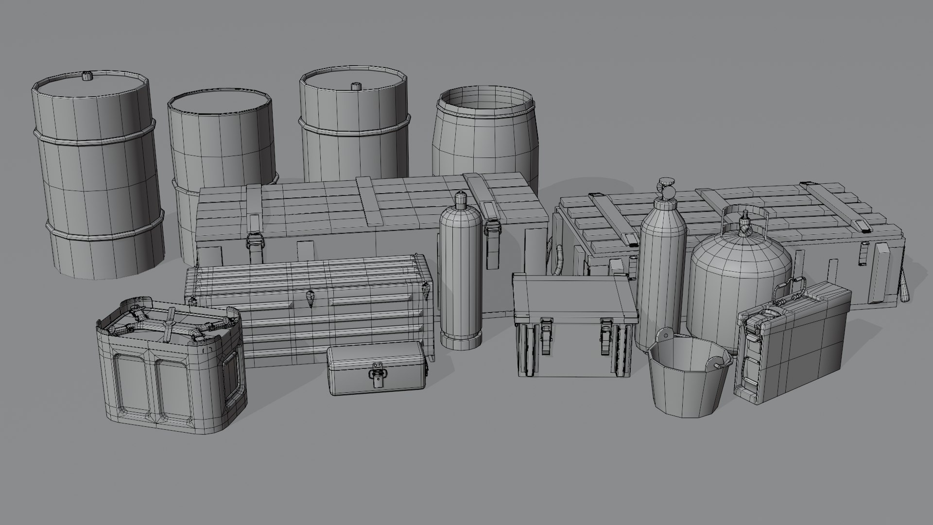 Army Crate Prop Pack 3D model https://p.turbosquid.com/ts-thumb/VJ/vDiqcX/9V/wireframecollection/png/1669379495/1920x1080/fit_q87/e51fa3de1b63e4fdada83d3e68c3190bce929aad/wireframecollection.jpg
