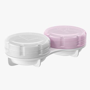Contact Lens Case Pink 3D model