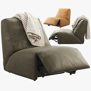 Joybird Clover Leather Chair option 2 3D model
