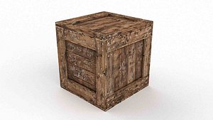 Vintage Military-Style Storage crate model