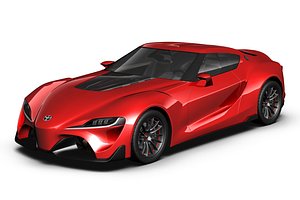 3d toyota 2017 supra model
