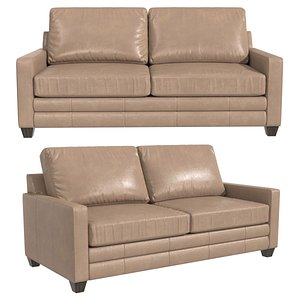 Bassett furniture Carolina Thin Track Arm Queen Sleeper sofa 3D model