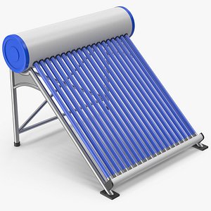 Solar Water Heater 3D