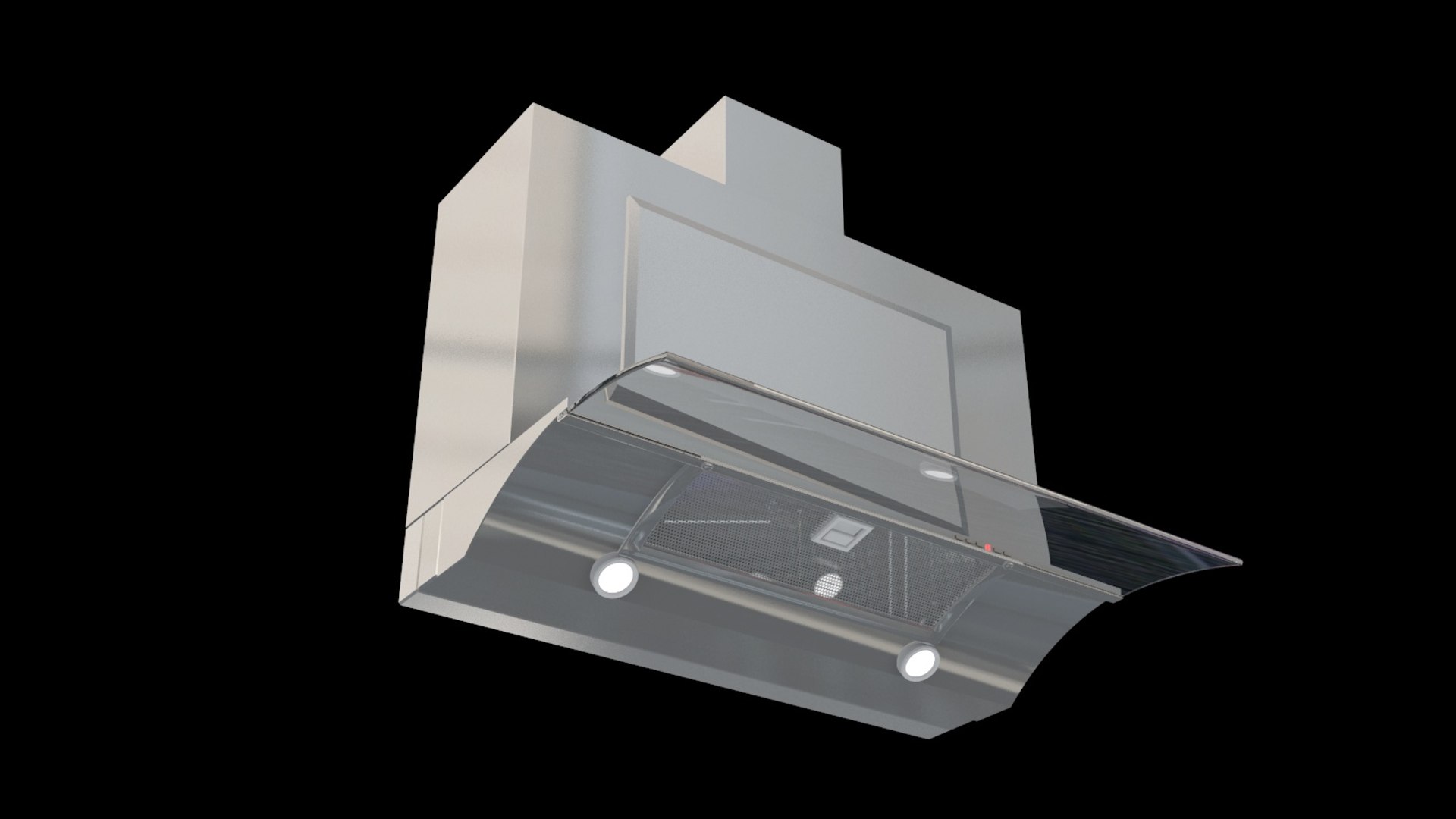 3D Cooker Hood Elica Glide TurboSquid 1221984