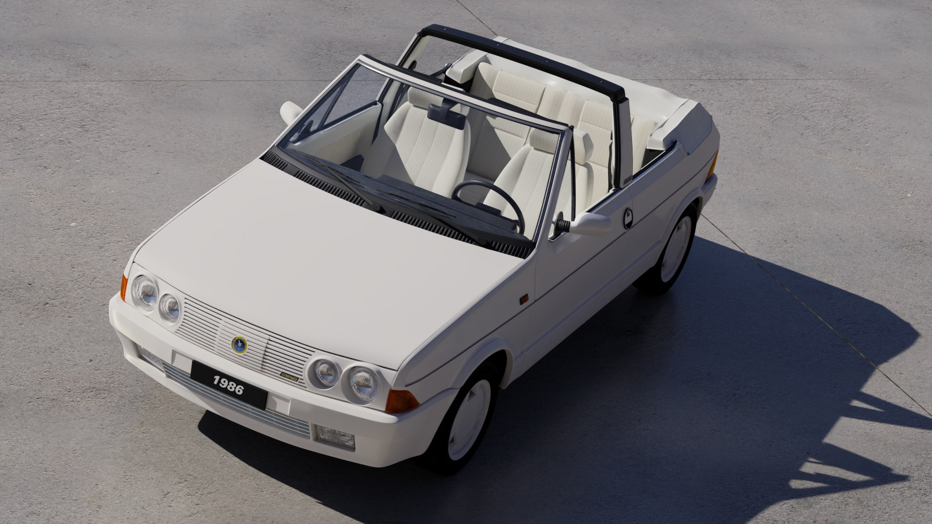 1986 Fiat Ritmo Supercabrio Bertone Leader 3D - TurboSquid 2246522