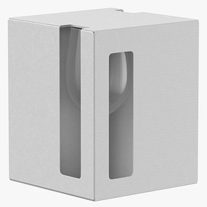 Glassware Wine Glass Blank and Generic Box model