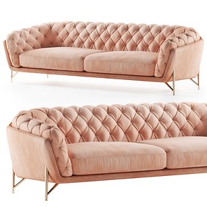 calia italia sofa art nouveau 3D model