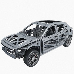 SUV Chassis frame 3D model