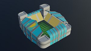 3D Football Stadium - Kazakhistan model