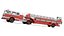 Camion de pompiers Seagrave 100 pieds Low Poly 1990