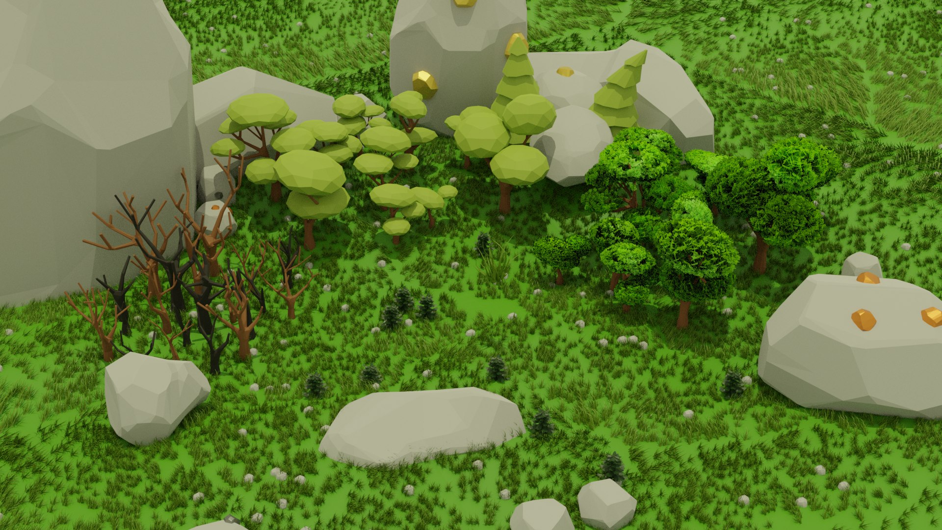 Nature Dungeon Scene Tree 3D Model - TurboSquid 1691415