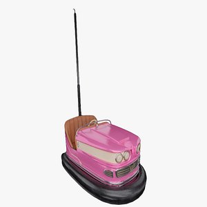 Vintage Bumper car1 3D model