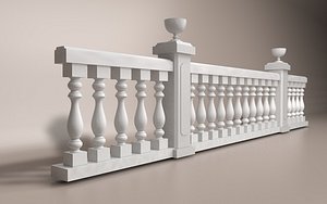 balustrade 1 3D model