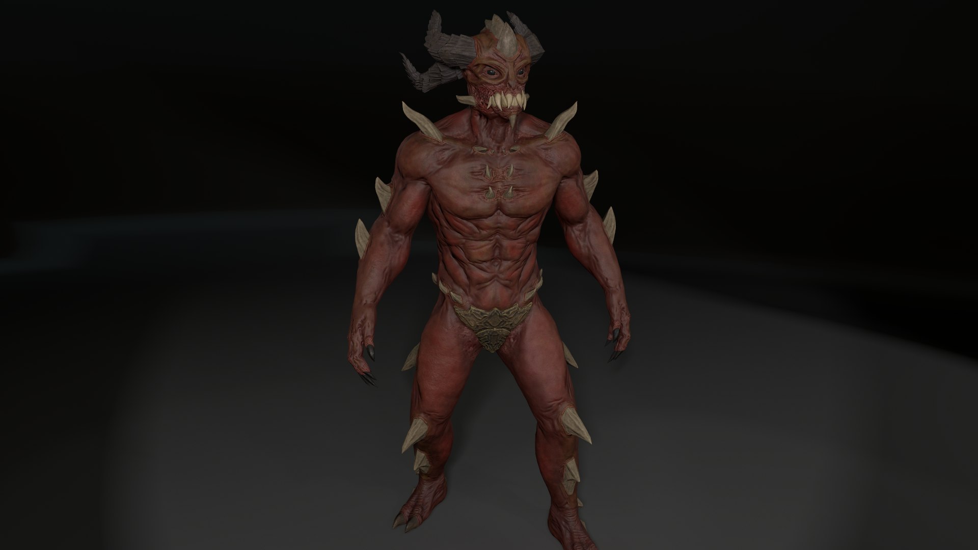 3D Demon Model - TurboSquid 1822149
