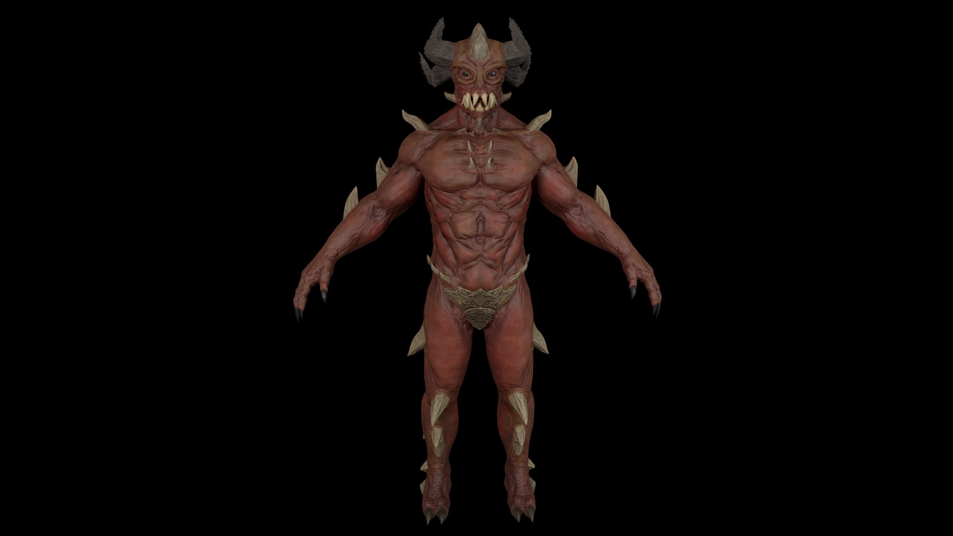 3D Demon Model - TurboSquid 1822149