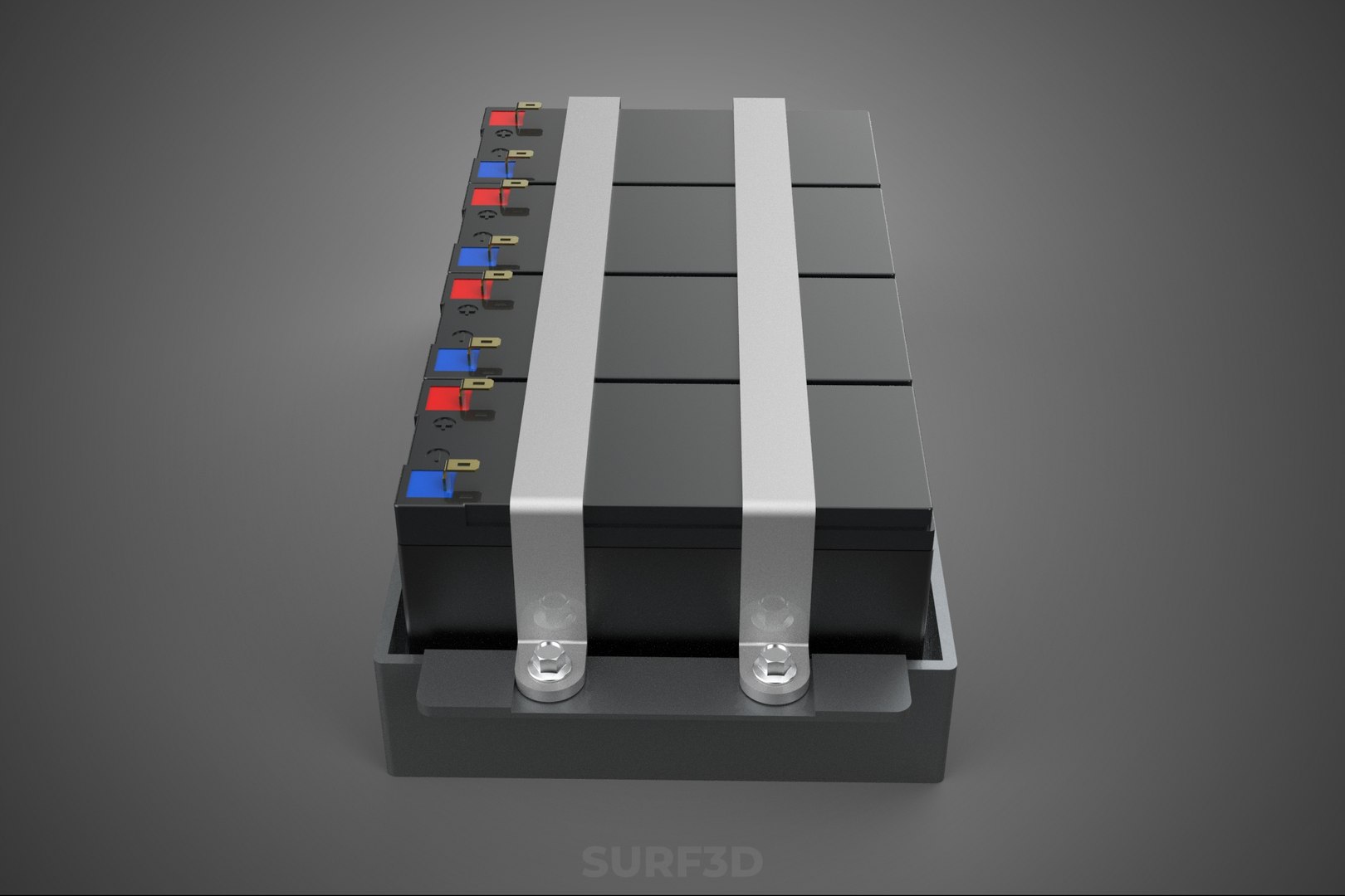 3D model BATTERY PACK ENCLOSURE STACK RACK GRID ARRAY TRAY BRACKET MOUNT https://p.turbosquid.com/ts-thumb/VK/ZNCTDq/sP/17_1522_batterypackenclosurestackrackgridarraytraybracketmount/jpg/1777364015/1920x1080/fit_q87/39db25409d66df3fdc1e0f2b35ef758071c90e13/17_1522_batterypackenclosurestackrackgridarraytraybracketmount.jpg