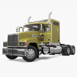 Freight Truck Rigged for Cinema 4D