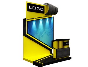 Booth Exhibition Stand a 614 3D