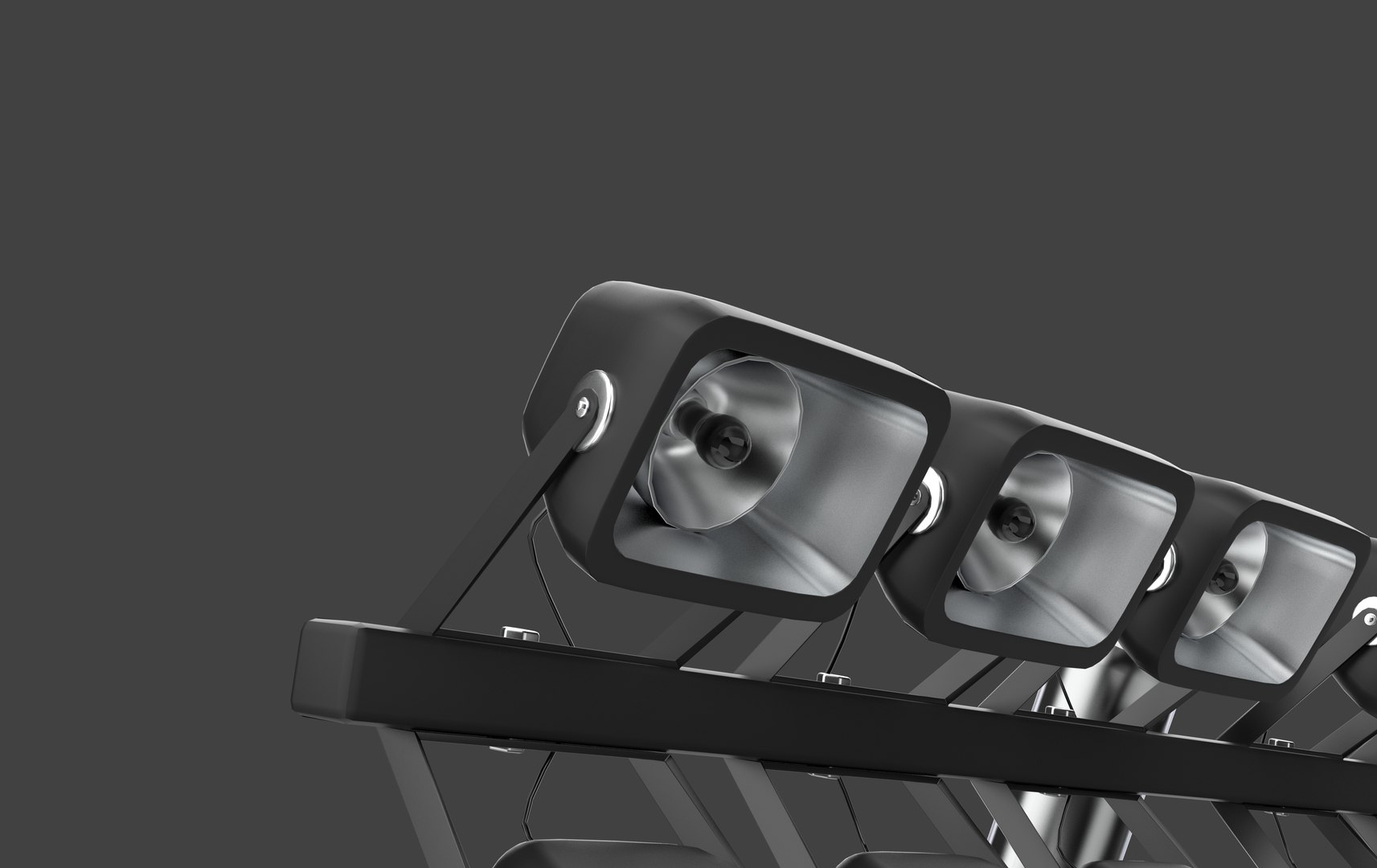 Stadium Seating Tribune With Light 3D Model 3D Model - TurboSquid 2461031
