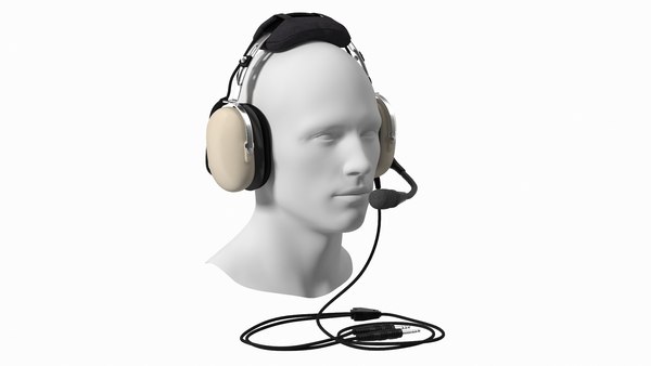 Mannequin head for headphones store
