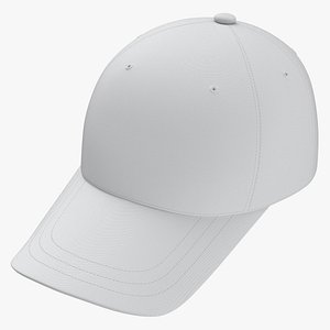 Baseball Hat Pose 01 Blank White Branded Heather Basic Poses1