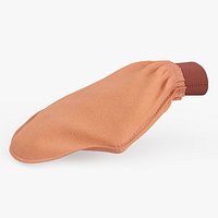 Body Exfoliation Glove Fitted Brown