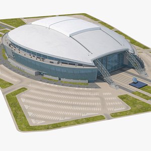 stadium parking 3D model