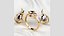7mm Sapphire Pears Gold Ring and Earrings Set